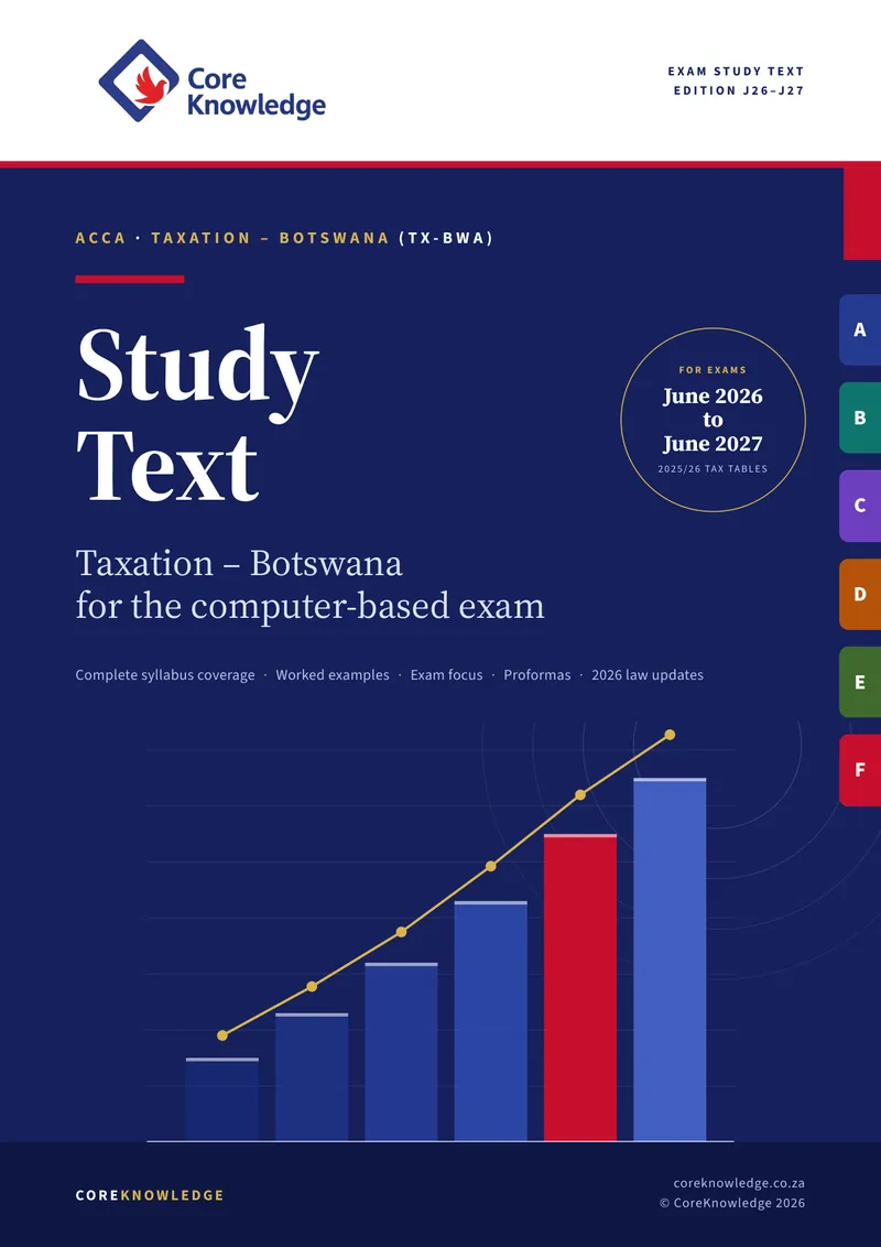 ACCA TX-BWA Bundle: Study Text + Revision Kit: front cover